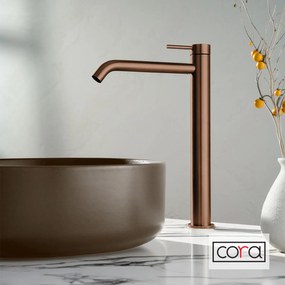 Cora Cosmo 6113 Rose Gold Brushed PVD - Μπαταρία επιτραπέζιου νιπτήρα