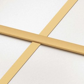 vidaXL Συρόμενη Πόρτα Χρυσή 76x205 εκ. από Αμμοβολή ESG και Αλουμίνιο
