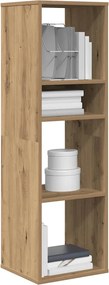vidaXL Βιβλιοθήκη Artisan Δρυς 34x31x112 εκ. Επεξεργασμένο Ξύλο