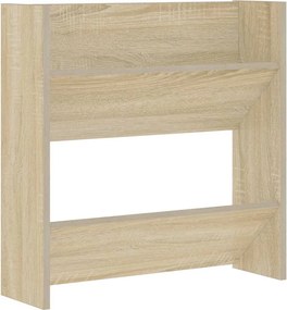vidaXL Παπουτσοθήκες 2 τεμ. Sonoma Δρυς 60 x 18 x 60 εκ. Μοριοσανίδα