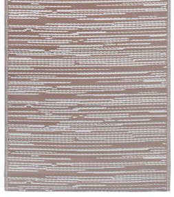vidaXL Χαλί εξωτερικού χώρου ARAKIL καφέ 80x150 cm PP