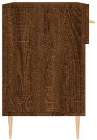 vidaXL Παπουτσοθήκη Καφέ Δρυς 102 x 35 x 55 εκ. από Επεξεργασμένο Ξύλο