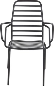 ΠΟΛΥΘΡΟΝΑ ΕΞ.ΧΩΡΟΥ FREE HM6045 ΜΕΤΑΛΛΙΚΗ ΜΑΥΡΗ 61x53x87Yεκ.