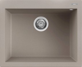 Elleci Quadra 110 - Νεροχύτης Κουζίνας Γρανίτη 61x50 - Tortora