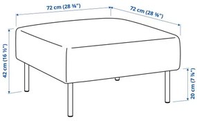 LILLEHEM μονό κάθισμα 594.715.45