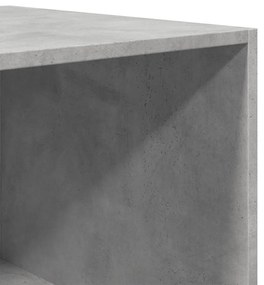 vidaXL Ντουλάπα Γκρι του Σκυροδέματος 100x50x200εκ. Επεξεργασμένο Ξύλο