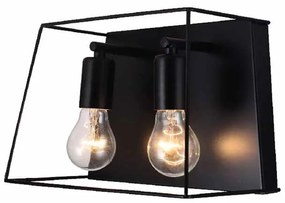 Απλίκα Τοίχου Aca Pissaro OD61022WB Black Matt