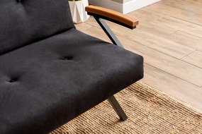 3-Seat Sofa-Bed Zven - Black Black