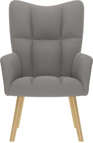 vidaXL Πολυθρόνα Relax Taupe Υφασμάτινη