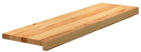 vidaXL Πατάκια Σκάλας 2 τεμ. Ανοιχτό Καφέ 90x25x2 cm Ξύλο Δρυός