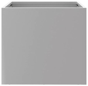 vidaXL Ζαρντινιέρα Ασημί 32 x 30 x 29 εκ. από Γαλβανισμένο Χάλυβα