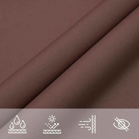 vidaXL Σκίαστρο για Πανί Καφέ 2x2x2 μ. 100% Πολυεστέρας Oxford