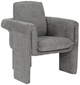 ΠΟΛΥΘΡΟΝΑ CRUSHER HM9681.01 ΓΚΡΙ ΜΠΟΥΚΛΕ ΥΦΑΣΜΑ-ΜΕΤΑΛΛΙΚΟΣ ΣΚΕΛΕΤΟΣ 82x78x87Υεκ.