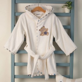 Παιδικό Μπουρνούζι Dimcol Star Bear 152 Λευκό Λευκό Νο04