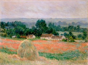 Αναπαραγωγή Haystack at Giverny, 1886, Claude Monet