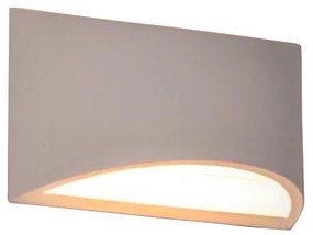 InLight Επιτοίχιο φωτιστικό λευκό από γύψο 1XG9 D:20cm (43415)