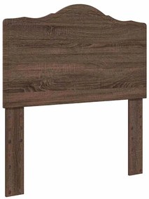 vidaXL Κεφαλάρι με κεφαλάρι Καφέ δρυς 100 cm Επεξεργασμένο ξύλο