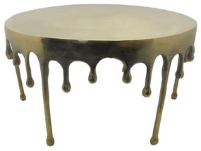 DROP COFFEE TABLE ΧΡΥΣΟ 75x75xH40,5cm