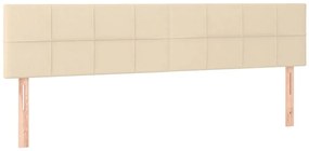Κρεβάτι Boxspring με Στρώμα Κρεμ 120x190 εκ. Υφασμάτινο 3269935