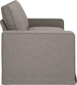 vidaXL Καναπές Taupe 222 x 80 x 82 εκ ύφασμα