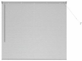 vidaXL Ρολό Παραθύρου με κουρτίνες Ασημί Αλουμίνιο