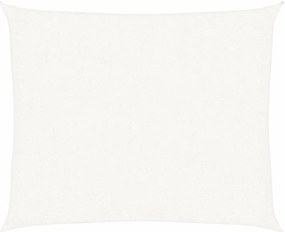vidaXL Πανί Σκίασης Λευκό 2,5 x 3 μ. από HDPE 160 γρ./μ²