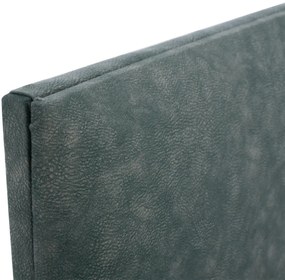 Επενδυμένο Κρεβάτι MILO Μονό Nubuck Πράσινο 90x200 εκ. 90x202x136 εκ.