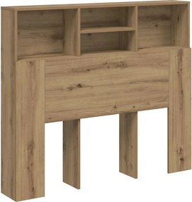 vidaXL Κεφαλάρι Με Αποθηκευτικό Χώρο 120x19x103,5 εκ. Επεξ. Ξύλο