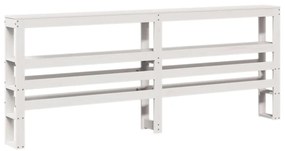 vidaXL Σκελετός Κρεβ. Χωρίς Στρώμα Λευκό 180x200 εκ Μασίφ Πεύκο