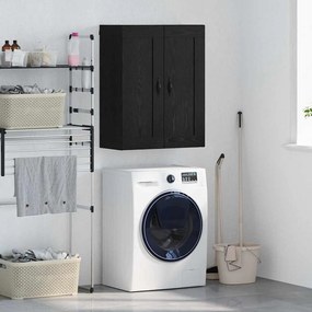 vidaXL Επιτοίχιο ντουλάπι Μαύρη Οξυά 69,5 x 34 x 90 εκ.