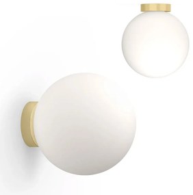 Φωτιστικό Τοίχου Bola Sphere Flush 16 10940 40,5x13,5cm Dim Led 1625lm 20W Brass Pablo Designs