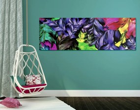 Εικόνα ρετρό πινελιές λουλουδιών - 150x50