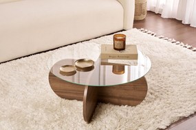 Coffee Table Aeris - Walnut, Transparent Walnut
Transparent