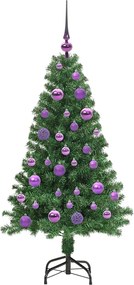 vidaXL Τεχνητό Χριστουγεννιάτικο Δέντρο με 150 LED Πράσινο 120 cm