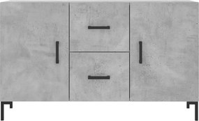 vidaXL Ντουλάπι Γκρι Σκυροδέματος 100 x 36 x 60 εκ. Επεξεργασμένο Ξύλο