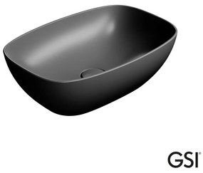 GSI Nubes Επιτραπέζιος Νιπτήρας Πορσελάνης 50x35εκ Ardesia