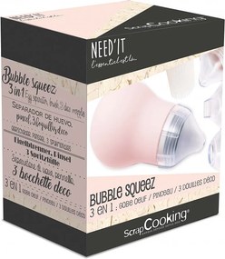 Κορνέ Ζαχαροπλαστικής Με 3 Μύτες (Σετ) Scrap Cooking SCC-5253