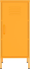 vidaXL Ντουλάπι Αποθήκευσης Μουσταρδί 42,5x35x101,5 εκ. από Ατσάλι