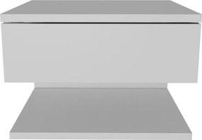 Κομοδίνο Λευκό SABIGE 45x36.8x31.4