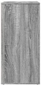 vidaXL Ντουλάπια 2Τεμ. Γκρι Sonoma 79x38x80 εκ. από Επεξεργασμένο Ξύλο