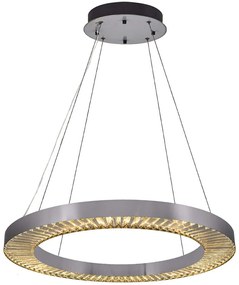 Φωτιστικό Οροφής 701CHD1393 Φ80x120cm Led 8500lm 85W 3000K Platinum Opviq