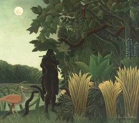 Αναπαραγωγή The Snake Charmer, 1907 (La Charmeuse de serpents), Rousseau, Henri J.F. (Le Douanier)