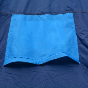 Σκηνή Camping 9 Ατόμων Σκούρο Μπλε / Μπλε Υφασμάτινη - Μπλε