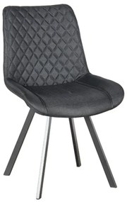 Καρέκλα Μεταλλική Alesia S 11.1309 53x61x52-86cm Black