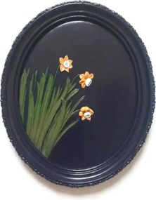 Stewehome οβάλ διακοσμητικό τοίχου από πέτρα 21x17 cm