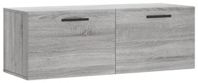 vidaXL Ντουλάπι Τοίχου Γκρι Sonoma 100x36,5x35 εκ. Επεξεργασμένο Ξύλο