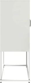 vidaXL Highboard Λευκό 68x39x107 cm Ατσάλι