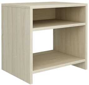 vidaXL Κομοδίνο Χρώμα Sonoma Δρυς 40 x 30 x 40 εκ. από Επεξ. Ξύλο