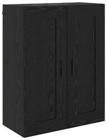 vidaXL Highboard 2 pcs Μαύρη Οξυά Επεξεργασμένο ξύλο