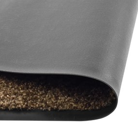 vidaXL Πατάκι Εισόδου Πλενόμενο Καφέ 90 x 150 εκ.